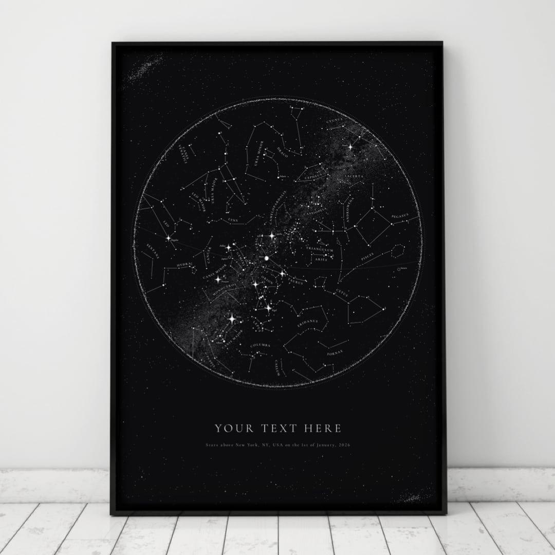 Under Lucky Stars - stipple-black-labels